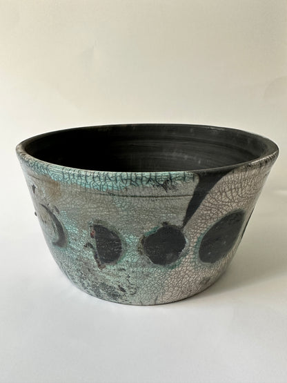 Raku Moon Phase Planter